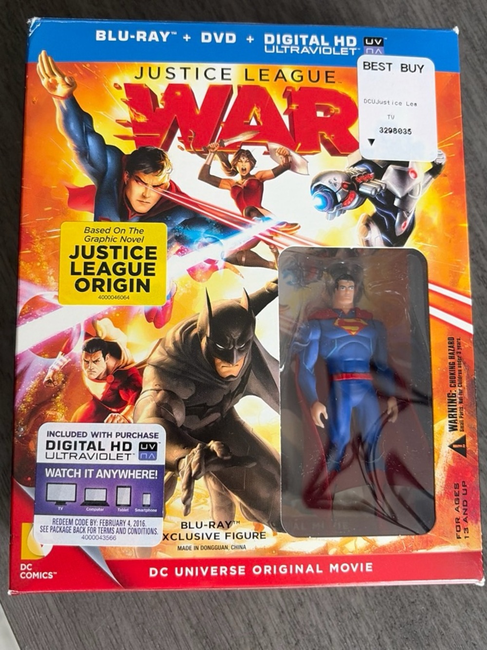 DC Comics Justice League Movie Pack with Red, Blue, Yellow Accents